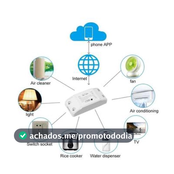 Interruptor  Wifi Automação Residencial Wifi Kit C/2 Tecnologia Prático Moderno