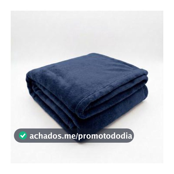 Mantinha Cobertor Soft Casal Ultra Macio Luxo Aconchego 2,00m x 1,80m 01 Peça