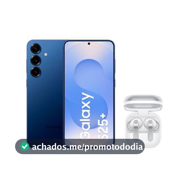 Celular Samsung S25+ (512GB) - Azul Marinho + Buds4 Pro - Branco - Galaxy S25+ - Magazine Ofertasdojersu