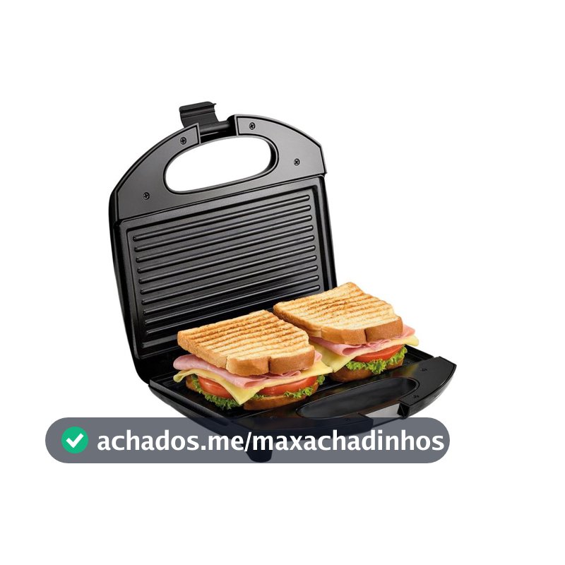 Sanduicheira e Grill Elgin Break Time 800W Chapa Antiaderente 127V