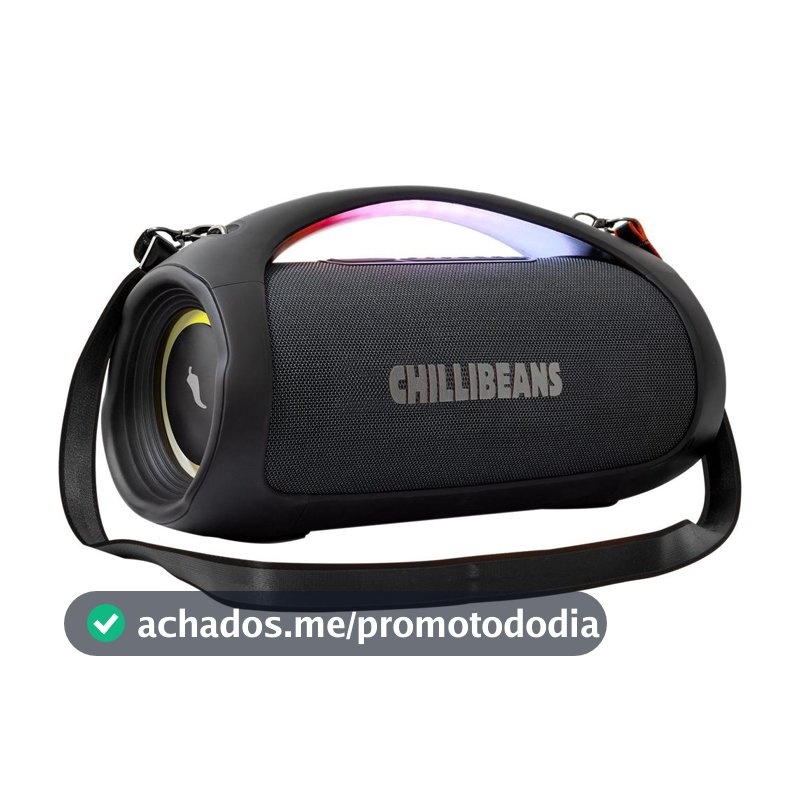 Caixa de Som Chillibeans Boombox G JM3500 Bluetooth Amplificada Portátil 200W