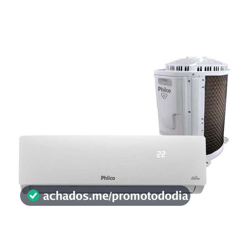 Ar-condicionado Split 9.000 BTUs Philco Eco Inverter Quente e Frio PAC9QT