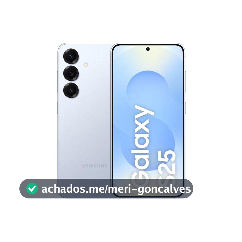 Celular Samsung Galaxy S25 5G 256GB Galaxy AI Azul 6,2" 12GB RAM Câm. Tripla 50+12+10MP Bateria 4000mAh Dual Chip - Galaxy S25 - Magazine Locobaltar