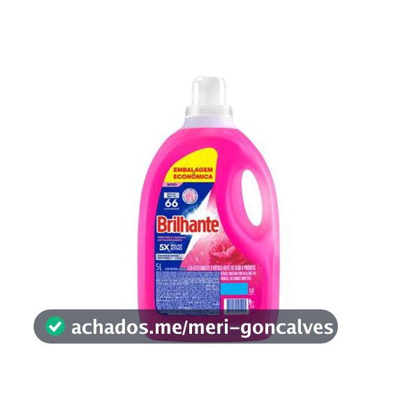 Sabão Líquido Brilhante Perfume e Cuidado Extraordinário 5L