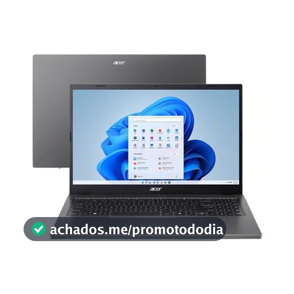 Notebook Acer Aspire Go 15 AG15-71P-59FH Intel Core i5 16GB RAM 512GB SSD 15,6” Full HD Windows 11 NX.JF6AL.00