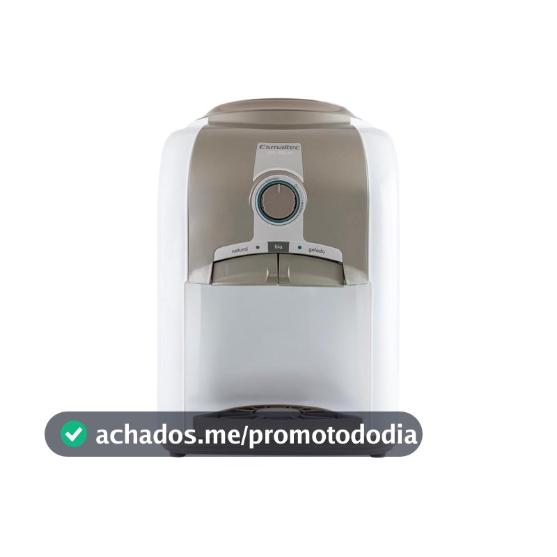 Bebedouro de Água Esmaltec de Mesa - Refrigerado por Compressor Gelágua EGM30 - Bebedouro de Mesa