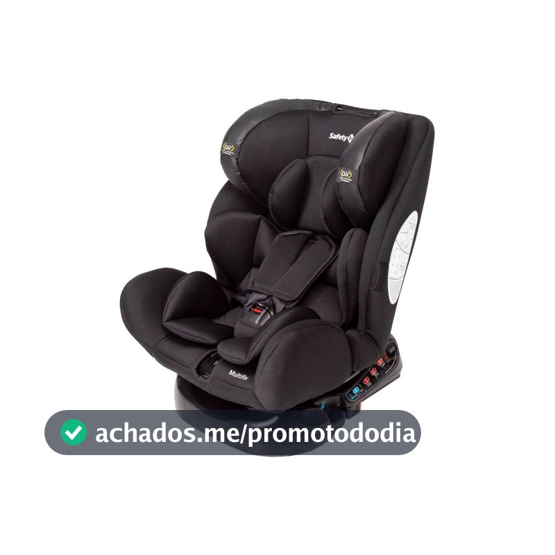 Cadeira Para Carro Multifix 0 A 36Kg Com Isofix Black Safety