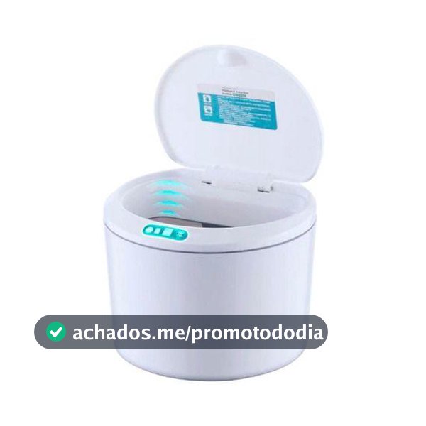 Lixeira Banheiro Cozinha Automática Sensor 3 Litros Lixo