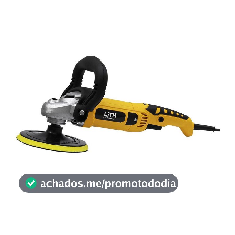 Politriz Angular 110v Automotiva Velocidade Variável 6 Polegadas Potência 1050W 60Hz 4200rpm Lith