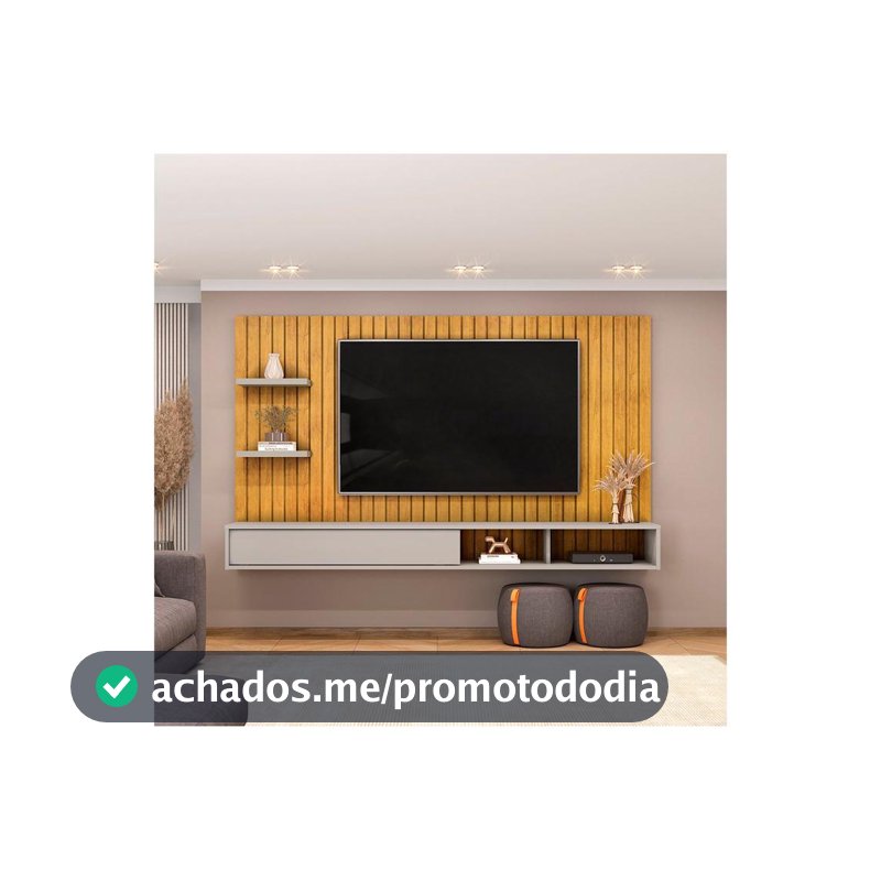 Painel para TV até 60" DJ Móveis Friz - Painel para TV