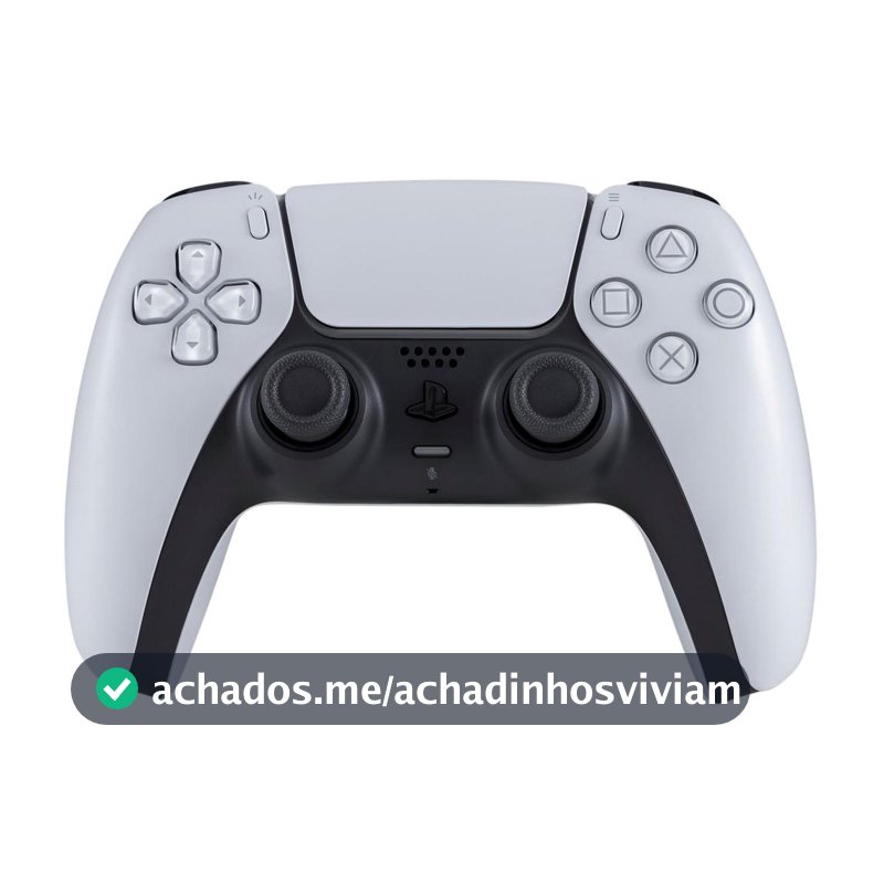 Controle sem Fio DualSense PS5 Sony PlayStation Branco