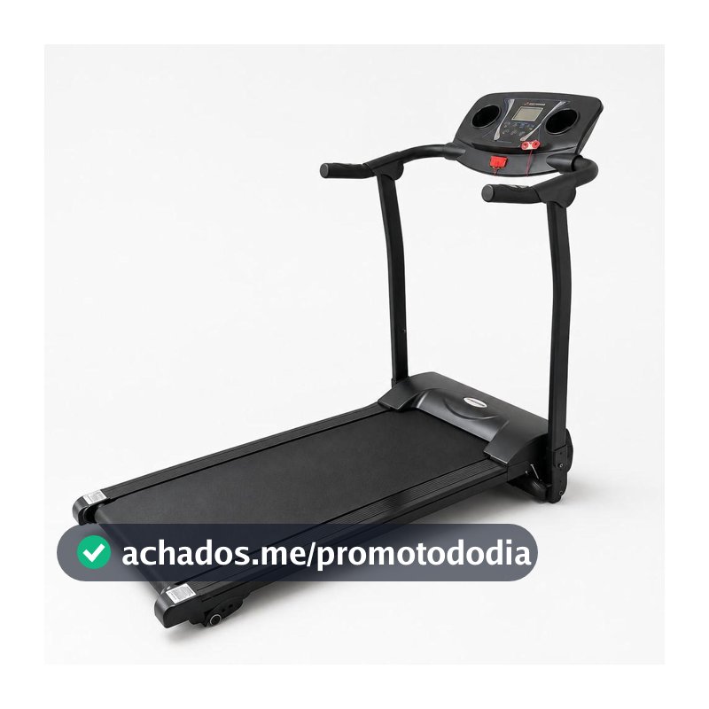 Esteira Elétrica Ergométrica Sky Mile Fitness PRETO Profissional Exercício Sala Quarto Casa 220v