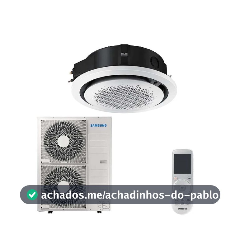 Ar Condicionado Split Cassete Samsung 360º WindFree Inverter 52.000 Btus Quente e Frio 220v R-32
