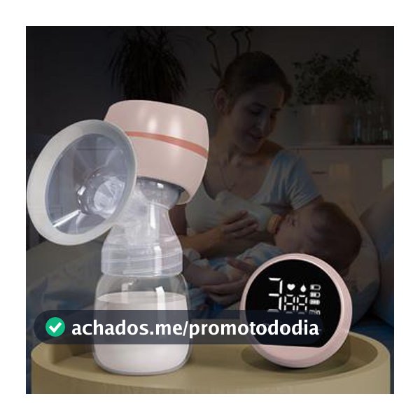 Bomba Tira Leite Portátil Recarregável Extrator Bomba Tira Leite Automático Para Amamentação - Bombinha de Tirar Leite / Extrator de Leite