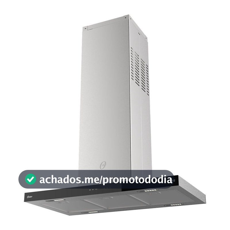 Coifa de Ilha Oster Inox Touch Control 90cm - Coifa de Ilha - Magazine Sacafarelli