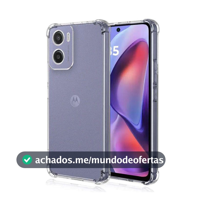 Capa Capinha Para Motorola Moto G05 G15 TPU Anti Impacto Transparente