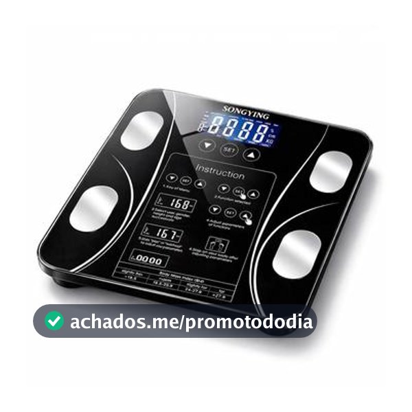 Balança Digital Bioimpedância Bluetooth com App Medição Corporal Completa - Star Produtos - Balança de Bioimpedância - Magazine Eieutil