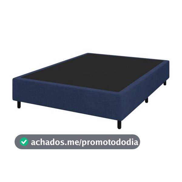 Base Cama Box Casal Plumatex Colchões 37x138x188cm Alfa Maxx