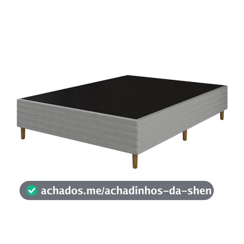 Base Cama Box Casal Umaflex 38x138x188cm New Prada - Base Cama Box Casal - Magazine Sacafarelli