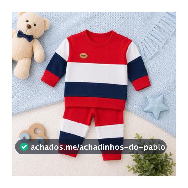 Conjunto Infantil Bebê Menino Roupa de Inverno Leve Confortável - Sapekinha - Conjuntos de Bebês - Magazine Moniqueglima
