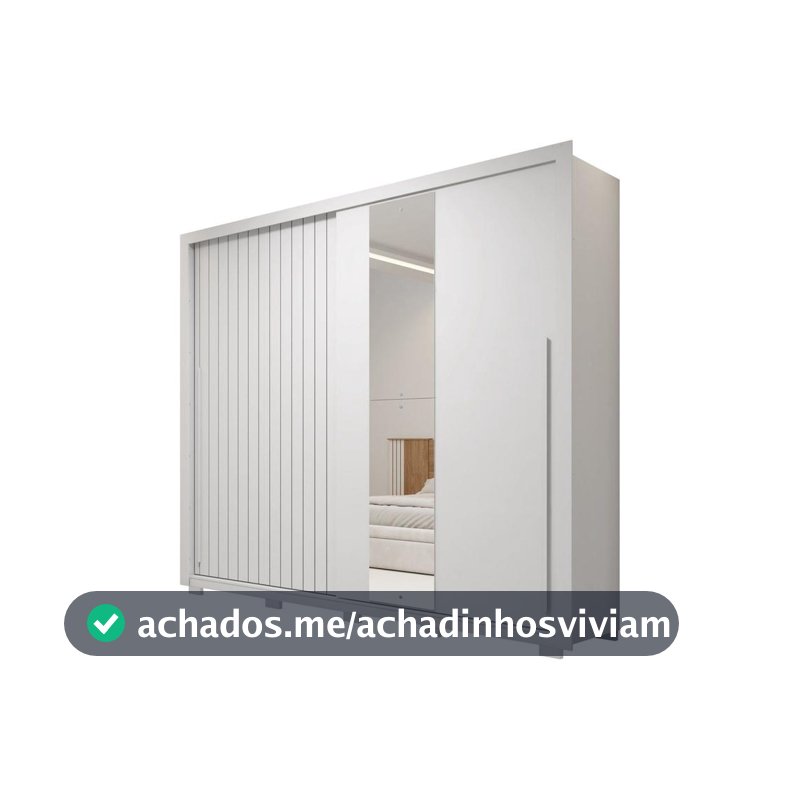 Guarda-roupa Casal 4 Gavetas 2 Portas Caemmun Romanus