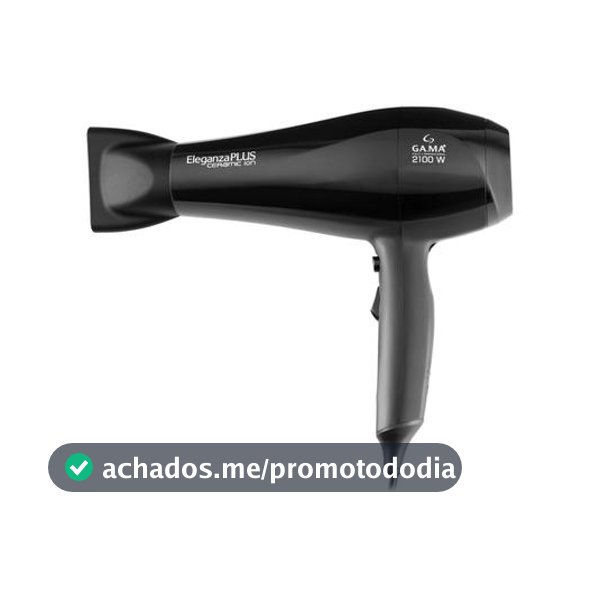 Secador de Cabelo GA.MA Italy Ceramic Íon Preto