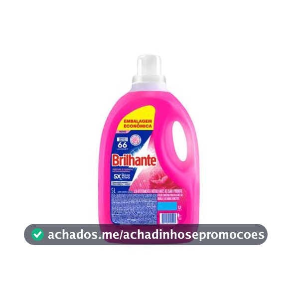 Sabão Líquido Brilhante Perfume e Cuidado Extraordinário 5L