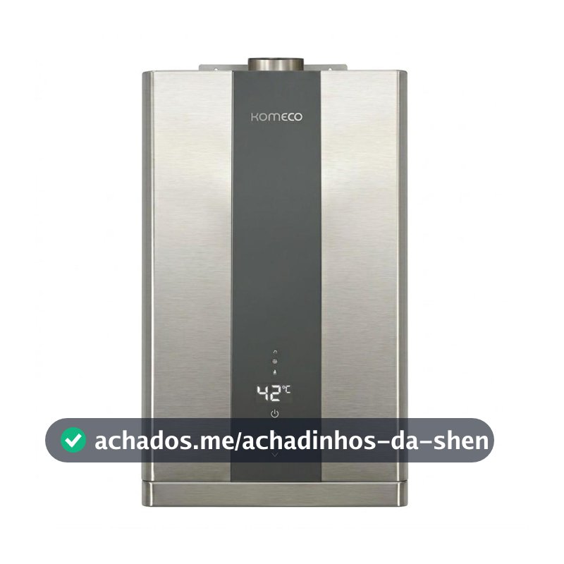 Aquecedor de Água A Gás Komeco 26 Litros Ko 26di Digital Glp Inox Prata - Aquecedor de Água e Acessórios - Magazine In_2936609