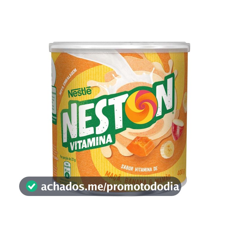 Cereal Matinal Vitamina de Maçã Banana e Mamão