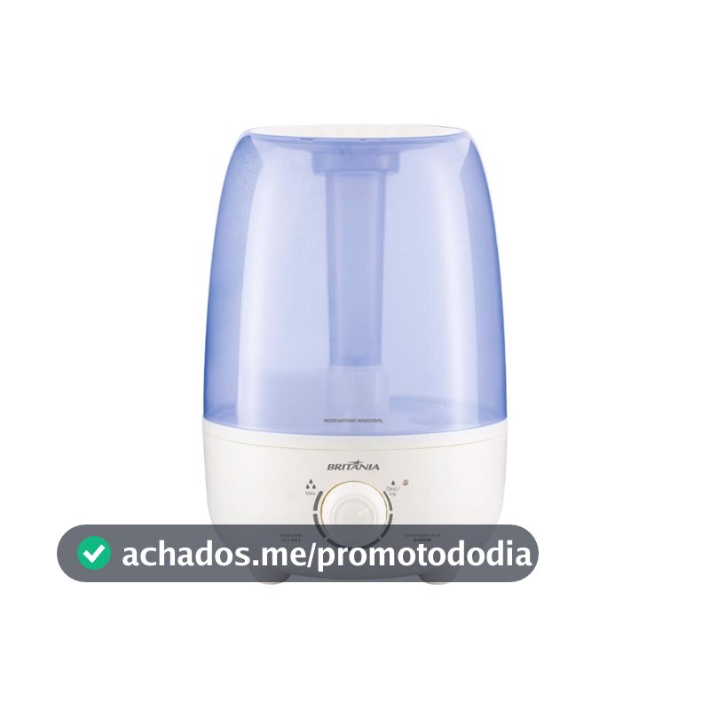 Umidificador Ultrassônico de Ar Portátil Britânia