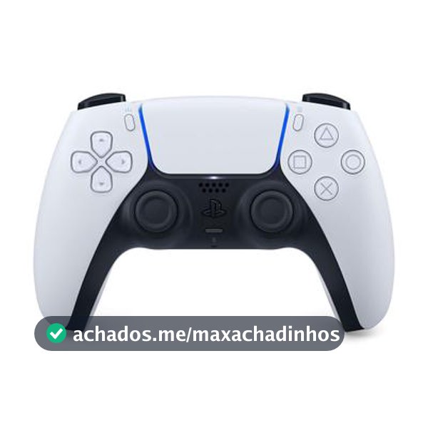 Controle Sony DualSense PS5, Sem Fio, Branco - 3005767 - Outros Games