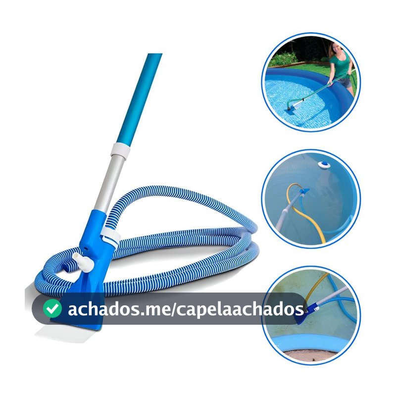 Aspirador Manual para Piscina Netuno Venturi Azul - Aspirador de Piscina - Magazine Lojinhadalluh