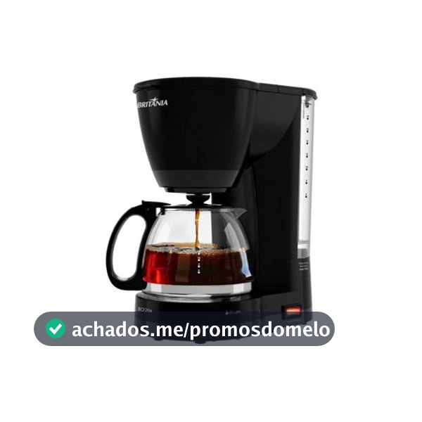 Cafeteira Elétrica Britânia BCF20A 20 Xícaras Preto 63901139