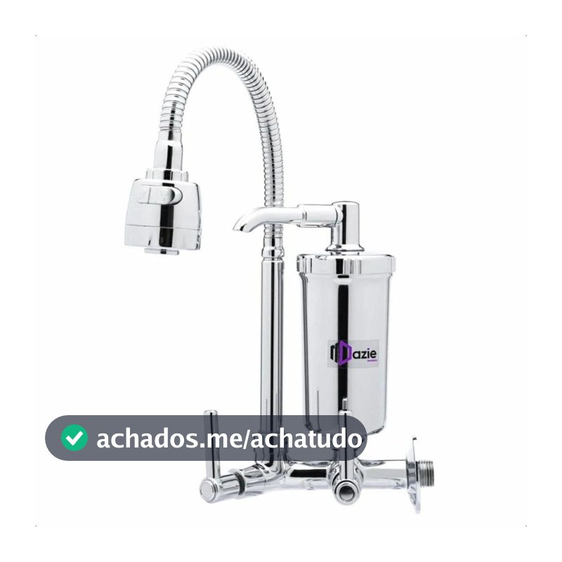 Torneira com Filtro Gourmet Cozinha Parede Dazie Metais