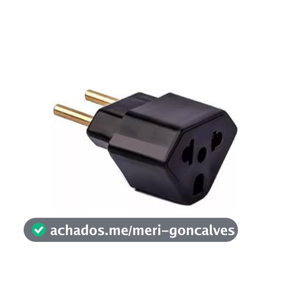 Adaptador De Tomada Padrão Novo E Antigo Universal 10 E 20 Amperes - JL Shop - Adaptador de Tomada / Benjamim / T