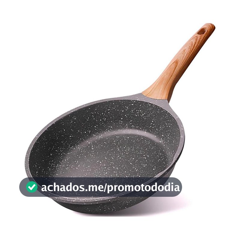 Panela Frigideira De Indução E Fogão A Gás Antiaderente De Cerâmica Reforçada Linha Premium