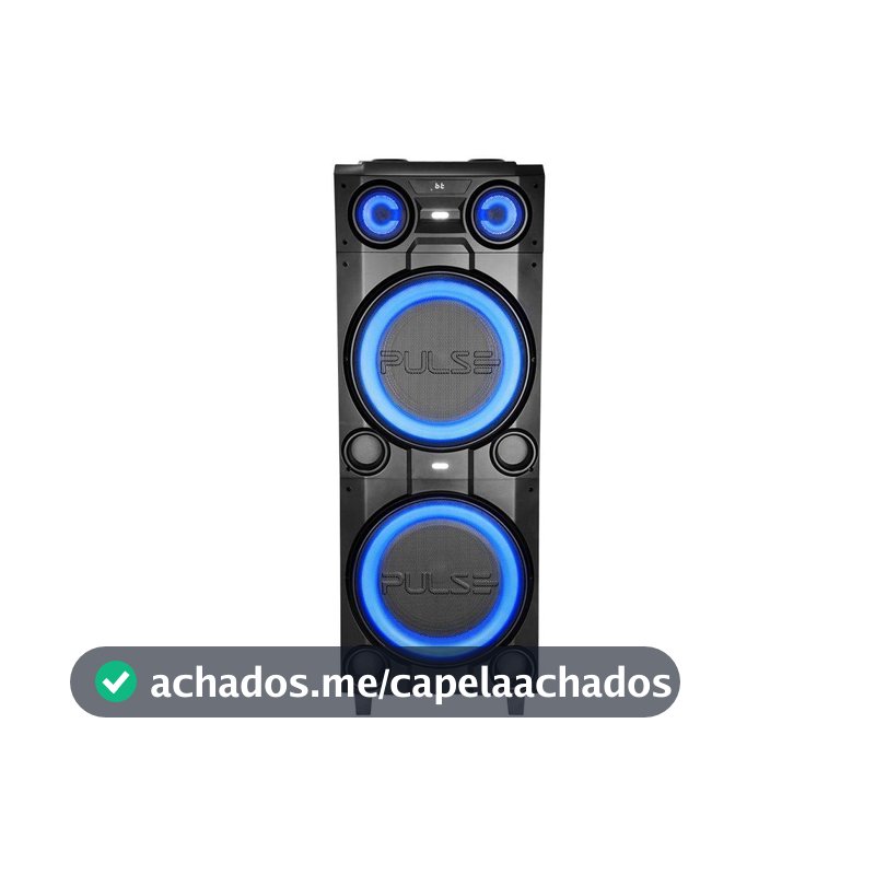 Caixa de Som Torre Pulse Sound SP517 Double Bluetooth 2500W RMS Amplificada - Caixa de Som Bluetooth / Portátil - Magazine In_2936609
