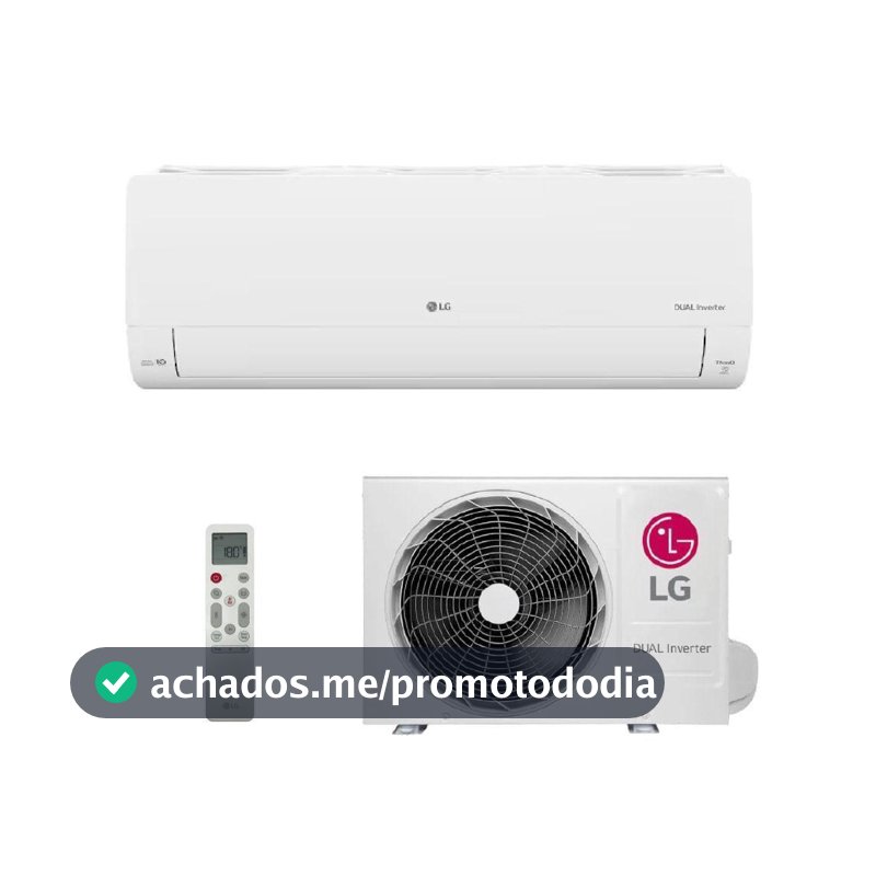 Ar Condicionado Split Hi Wall LG Dual Voice AI Inverter 12.000 Btus Frio 220v R-32