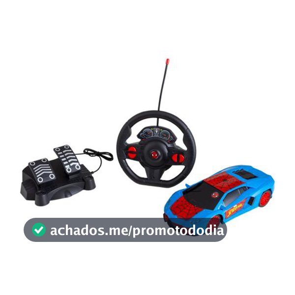 Carrinho Controle Remoto Homem-Aranha