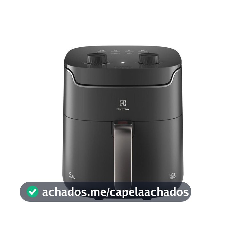 Fritadeira airfryer electrolux eaf40 efficient 5,6l 1400w grafite 127v