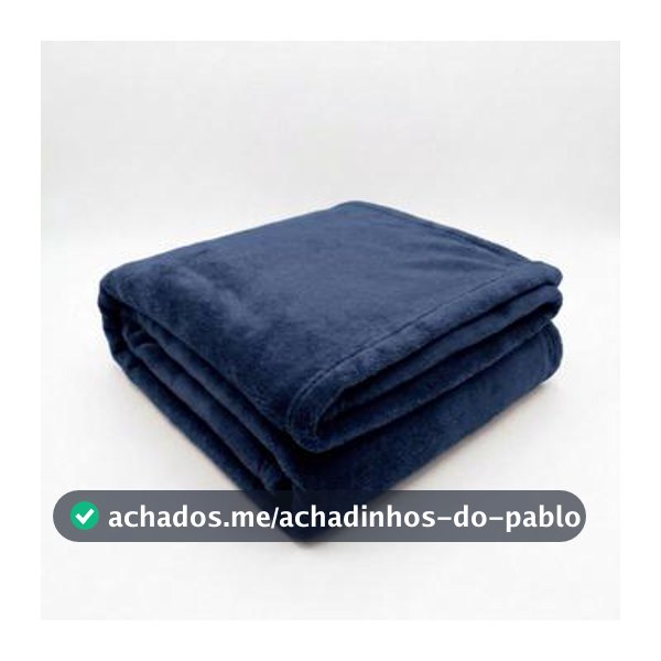 Mantinha Cobertor Soft Casal Ultra Macio Luxo Aconchego 2,00m x 1,80m 01 Peça