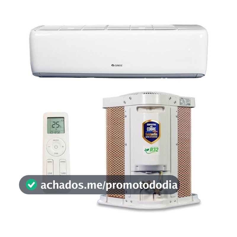 Ar-Condicionado Split Inverter 9000 BTUs Gree G-Top Auto Connection High Wall Só Frio GWC09ATB-D6DNA1A/I-GWC09ATB-D6DNA1A/O 220V