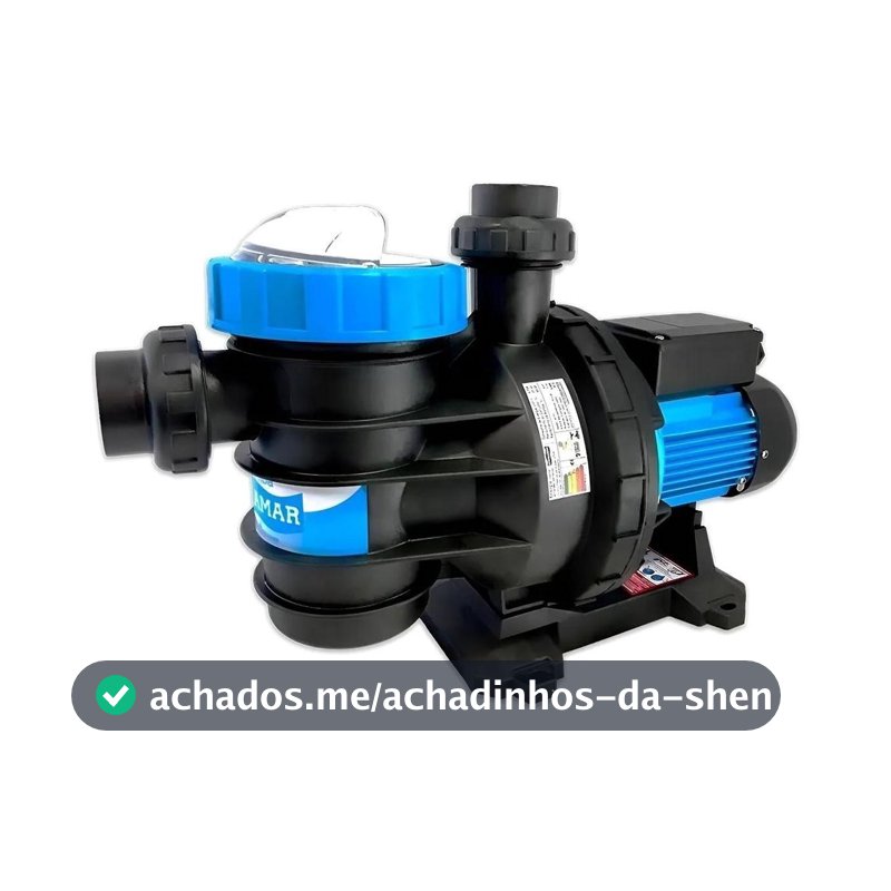 Motor Bomba Piscina 1,0 CV Até 112 Mil Sodramar BMC 100 TU 220v