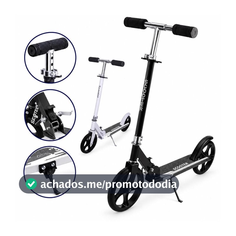 Patinete Infantil Juvenil Menina Menino 2 Rodas Dobrável - ATENTU - Patinete Infantil 2 Rodas