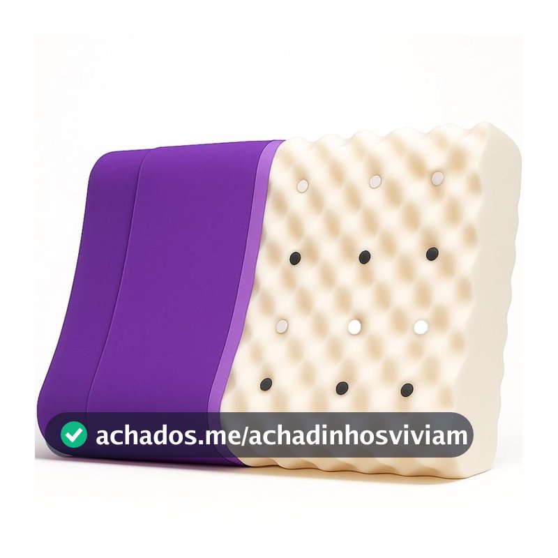 Travesseiro Para Ronco Dor Cervical Postura Apneia do Sono Magnético Pastilhas IVL