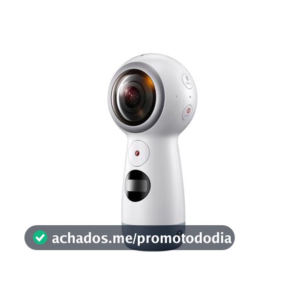 Câmera Samsung Gear 360 (2017) 15MP  - Bluetooth - Acessórios para Celular