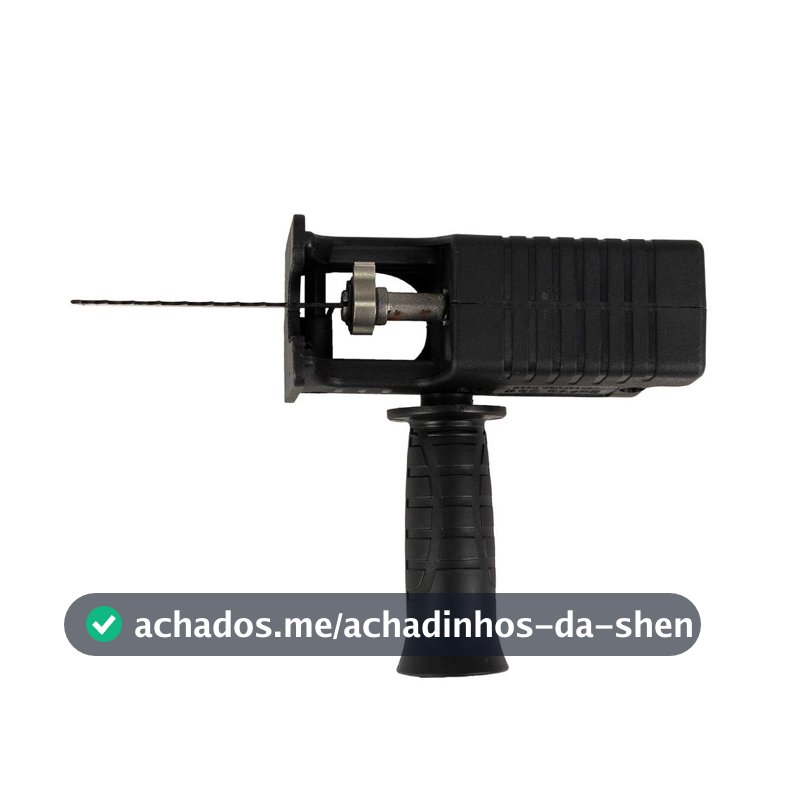 Adaptador Serra Tico Tico para Parafusadeira Titanium Platina com Lâminas para Madeira e Metal