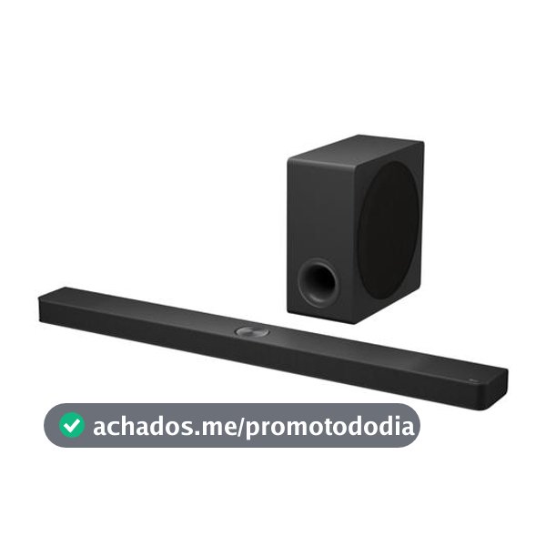 Soundbar LG S90TY 5.1.3 Wi-Fi e Bluetooth com Subwoofer 570W USB