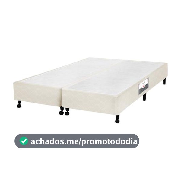 Base Cama Box King Castor 27x193x203cm Poli