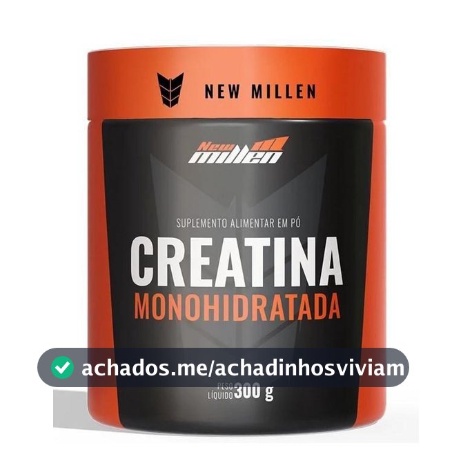 Creatina new millen pura monohidratada 300g
